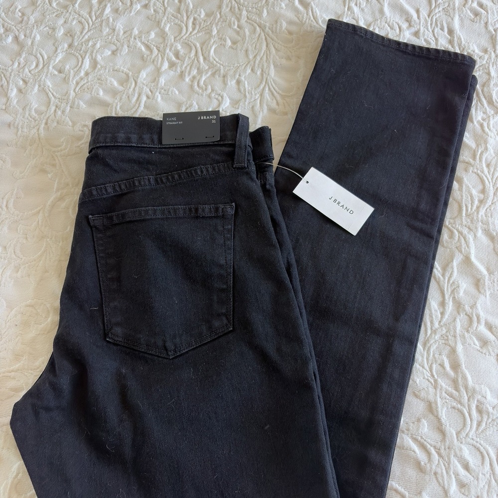 J Brand Trivor Slim Fit Jeans Men 31 x 32.5 Inseam Black Pants NWT New